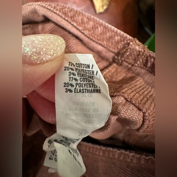 Aerie Corduroy Brown Overalls Pants Women's XS - Picture 5 of 6